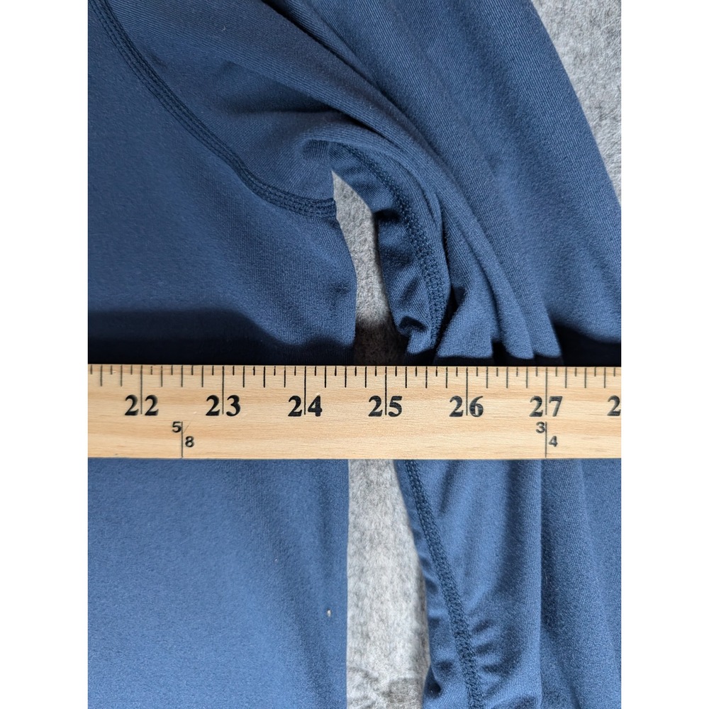 Gerry Mens Long Sleeve Performance Shirt Navy Blue Striped‎ Sleeve Crew Neck XXL - Picture 7 of 7
